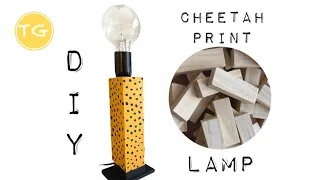 DIY lamp | Tumbling tower block crafts |Dollar tree DIY |