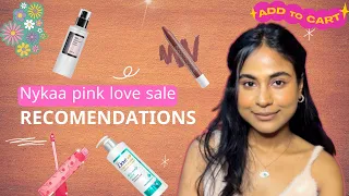 NYKAA PINK LOVE SALE| My 6 product recommendations| Parnasree saha ✨