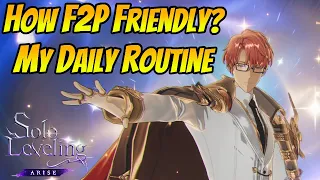 [Solo Leveling:ARISE] How F2P Friendly Is This Game? My Daily Routine With Tips For Casual Gamers