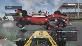 WORST LUCK EVER | F1 2016 Online w/ xMattyG & Noble2909