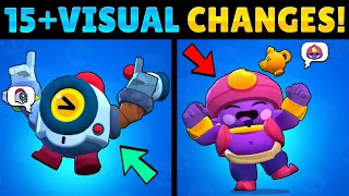 15+ New Visual Changes in Brawl Stars Gold Arm Gang Update | Brawl Stars