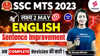 Sentence Improvement For SSC MTS 2023 | English | SSC MTS English Expected Paper | By Ananya Ma'am