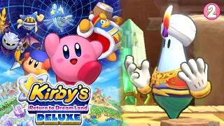 THE NEW SAND ABILITY IS ACTUALLY BUSTED!!! Kirby's Return To Dream Land Deluxe Walkthrough Part 2