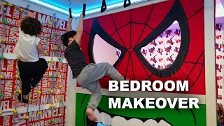 Hey Jaja designed a Superhero Bedroom with the @TheShluvFamily | VLOG