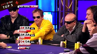 Top 5 EPIC Laydowns! | Poker Legends | Live Poker | partypoker