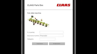 CLAAS connect Tutorial #5 Parts Doc