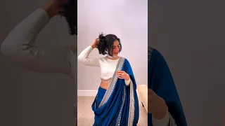 Styling Mom's 20+ years old saree