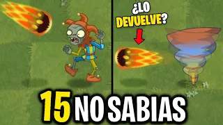 15 COSAS INCREIBLES que DEBES DE SABER en Plantas Vs Zombies 2. part. 17