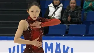 Yelim Kim フィンランディアトロフィー2023 Free Skating イェリム・キム