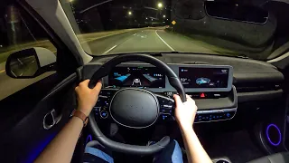 2022 Hyundai Ioniq 5 Limited - POV Night Drive (Binaural Audio)