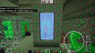 Minecraft Secret portal to the Emerald World.