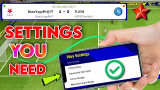 Game Changing Secret Settings You Must Try in eFootball 2023 Mobile