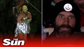 Caver Mark Dickey rescued after after being trapped for a week while coughing up blood in Turkey