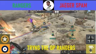 COH3! MULTIPLAYER 3V3! RANGERS VS JAEGERS GRASSROOTS!