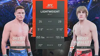 Drew Dober Vs. Paddy Pimblett : EA Sports UFC 5 Simulations : UFC 5 (PS5)