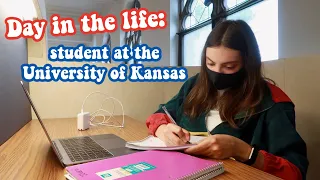 Day in the life of a college student at the University of Kansas :)