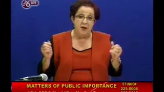 Matters of Public Importance with PPP/C Chief Whip Gail Teixeira June 2nd 2016