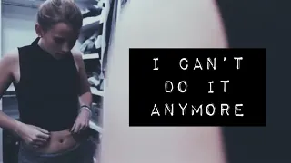 I can’t do it anymore |Multifandom [TW] (Eating disorders: Anorexia, Bulimia)