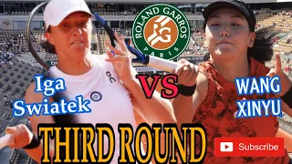 IGA SWIATEK VS WANG XINYU | THIRD ROUND | ROLAND GARROS | FRENCH OPEN 2023