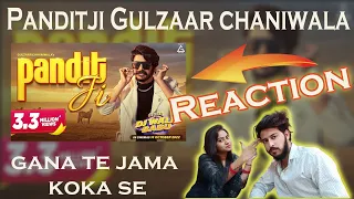 REACTION | Pandit Ji : Gulzaar Chhaniwala | Mahi Gaur | Mukesh Tiwari | New Haryanvi Movie Songs