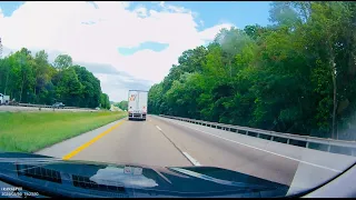 Truck takes its sweet time in the passing lane