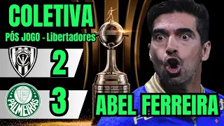 INDEPENDIENTE DEL VALLE 2X3 PALMEIRAS | AO VIVO COLETIVA PÓS JOGO ABEL FERREIRA - COPA LIBERTADORES