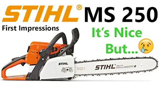 Stihl MS250 First Impressions and Problems (No Cutting In This Video)