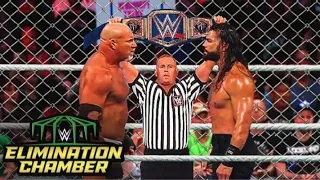 Roman Reigns Vs Goldberg Elimination Chamber 2022, Spear Vs Spear Full Match