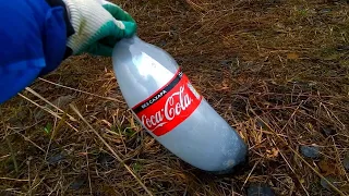 Эксперимент: кока-кола, пепси + ментос, взрыв