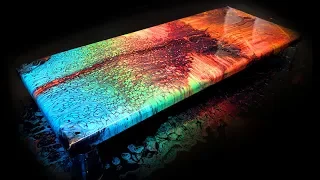 Hot Swing & Cool Swipe Technique - Acrylic Pouring - with Silicone Oil and Floetrol | JFA