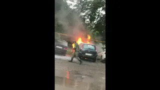 Пожар в Ленинском районе