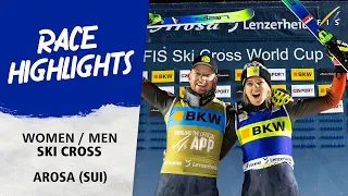 Schmidt siblings make history under Arosa lights! | FIS Freestyle Skiing World Cup 23-24