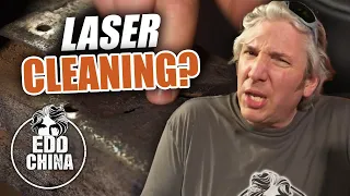 Will Using A Laser Help Clean This Range Rover Chassis? | Workshop Diaries | Edd China