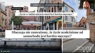 "Mniej samochodów w mieście" - wydarzenie online