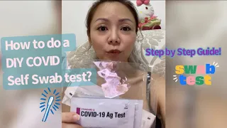 How to use an Antigen Rapid Test Kit Correctly | Self-Swab Test | COVID test kit | Nasal Swab | ART