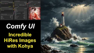 ComfyUI 27 Incredible HiRes Images with Kohya Deep Shrink (free workflows)