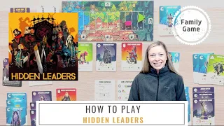 Hidden Leaders | How to Play | Table Top Board Game | Family Board Game