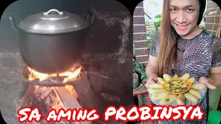 BUHAY PROBINSYA/NAGLUTO NG SAGING GALING SA FARM/KUMAIN NG SAGING AT BAGOONG GENAMOS TAWANAN