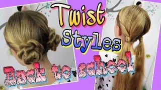 2 BACK TO SCHOOL Twist Frisuren coole Mädchen Zöpfe&Frisuren