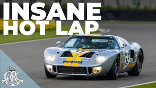 Incredible car control! Ford GT40 flies around Goodwood