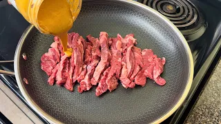 Neighbors BEGGED me for this Recipe After Trying it! Tender Beef in Minutes! Easy beef dinner