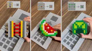 Crafting Minecraft items BUT Lego! | Part 6