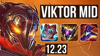 VIKTOR vs VLADIMIR (MID) | 8/2/10, 400+ games, 1.0M mastery, Godlike | EUW Diamond | 12.23