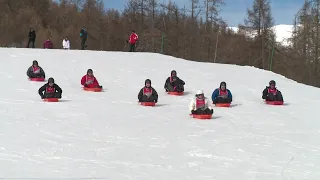 La descente en luge, pratique star de la station de Réallon (05)