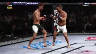 PS4 UFC2 최두호 ko 장면