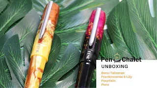 NEW 2024 Benu Talisman: Frankincense and Lily Fountain Pens