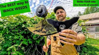 Best STIHL Weed Eater Head- Line Trimmer Vs Polycut Vs Metal Blades - It's a Weed Wacker Showdown!