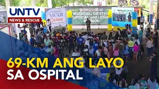 Barangay na 69km ang layo sa ospital, narating ng medical mission ng MCGI at Philippine Army