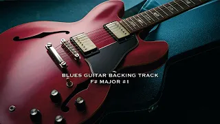 Blues Guitar Backing Track F# major #1