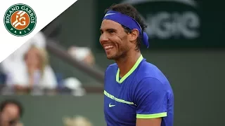 Rafael Nadal v Nikoloz Basilashvili Highlights - Men's Round 3 2017 | Roland-Garros